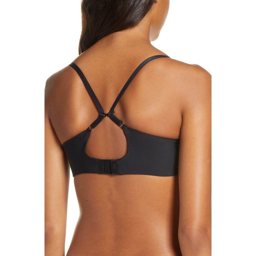 🆕 NATORI Minimal Contour Underwire  Convertible T-Shirt Bra 34DD Black #711229 - Picture 3 of 12
